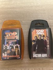 2 Packs Of Doctor Who Top Trumps Cards Excellent Condition 2006 & 2016