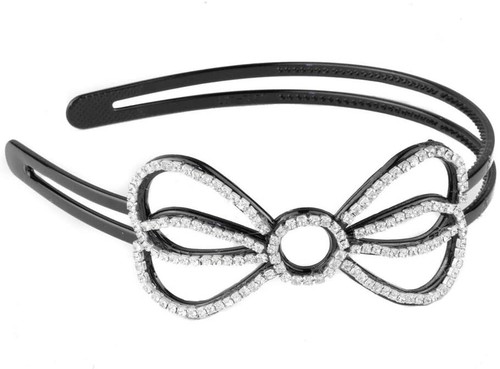 Two line wide headband with - line,
