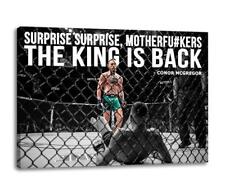 CONOR MCGREGOR V NATE DIAZ UFC 202 CANVAS Poster Art Photo Print 30"x20" CANVAS