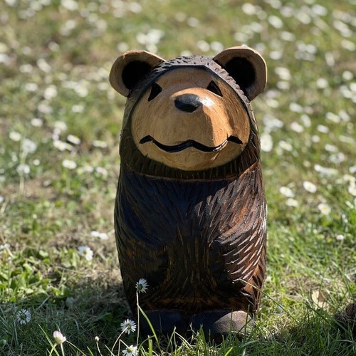 Hand carved wooden coco - hand,
