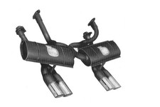 Exhaust silencer Ansa PR 0120