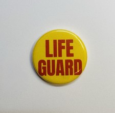 Lifeguard badge 25mm Red Yellow