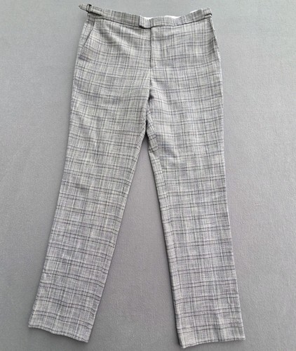 Reiss grey plaid w36 l33 - plaid,