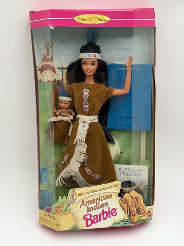 American indian barbie - american,