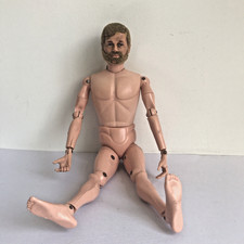Early 1964 Action Man Palitoy Hasbro Reticulated Bearded Figure Hard Hands