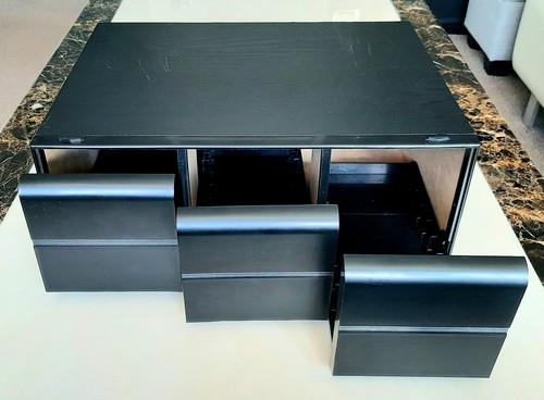 Drawer storage black 3x - drawer,