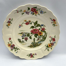 W.H. Grindley Royal Petal 10" plate scalloped edge 'Springfield'