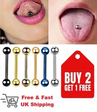 Surgical Steel Tongue Bar