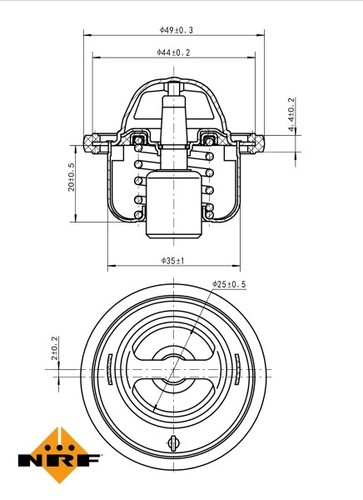 Rtg thermostat coolant fits - coolant,