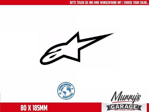 Alpinestars 80x185mm decal - alpinestars,