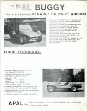 Apal Buggy Renault-based French text sales item