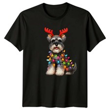 Schnauzer Christmas Lights