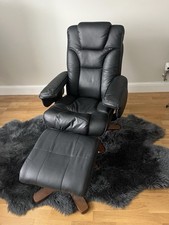 Ekornes Stressless Leather Recliner Chair with Footstool