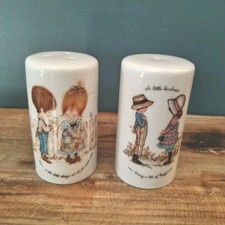 Vintage “Petticoats & Pantaloons” Salt & Pepper Shakers Cruet Made In Japan VGC