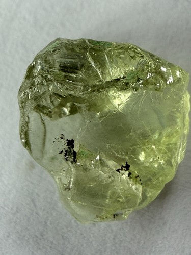 Natural green grossular - green,