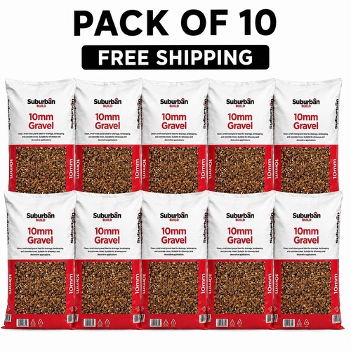 10mm pea shingle gravel 225kg - pea,