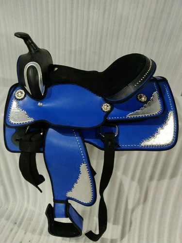 Synthetic western saddle - 15",