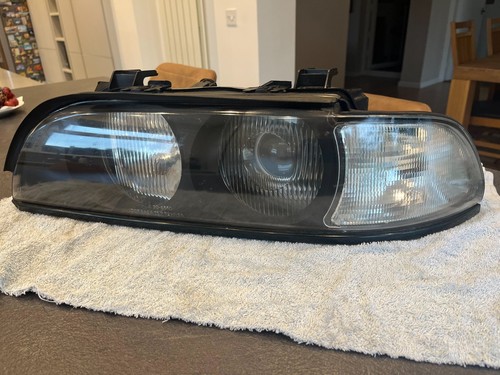 Pair bmw e39 headlights oem - bmw,