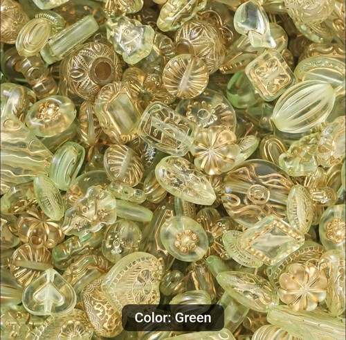 20g bag green - +, gold