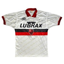 Flamengo 1993/94 Away Football Shirt Umbro Size Men's Large #5 Player Spec Rare