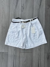 Zara White Denim High Waisted