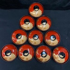 Wajima Lacquer Bowl Set With