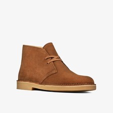 Clarks Desert Boot 2 Dark Tan Suede Women's Boots Size UK 5D/38