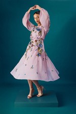 Coast Rose Fit & Flare Dress