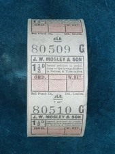 J W MOSLEY & SON 1 1/2d BUS
