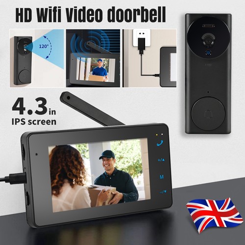 Wireless wifi video doorbell - video,