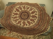 Beautiful Circular Table Cloth, Old Colonial Style (Approx 180 X 180)