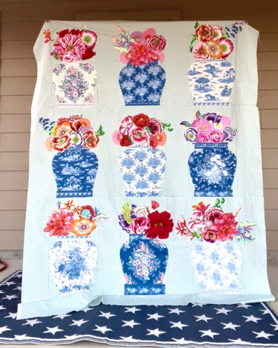 Ginger jar infusion quilt kit - jar,