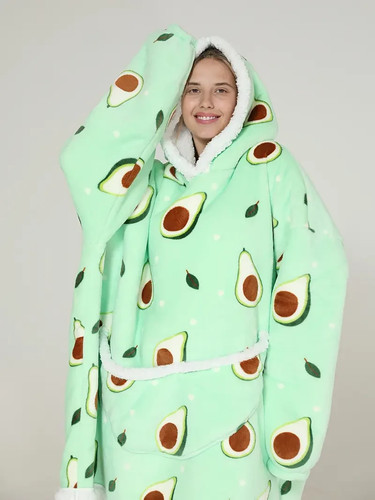 Hoodie blanket oversized big - hoodie,