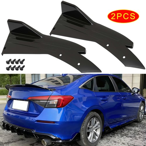 Gloss rear bumper - rear, diffusers