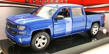 Motor Max 1/24 Scale Diecast 79348BL - 2017 Chevy Silverado 1500 LT Z71 - Blue