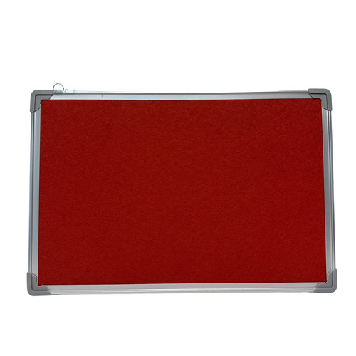 Cork notice board silver frame - notice,