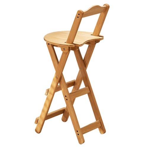 Bar stool foldable bamboo - stool,