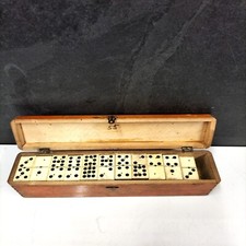 Vintage Rare Dominoes 0-9 Bone