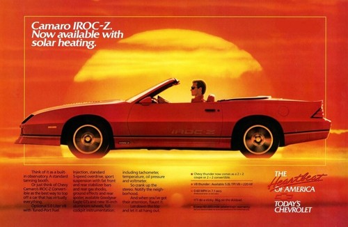 1988 chevrolet camaro iroc - 1988, z