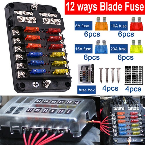 Way blade fuse - 12, box