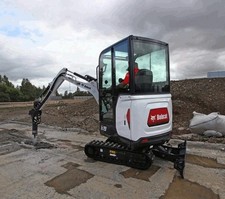mini digger Plant Trailer hire Rental Bobcat Excavator Southend On Sea Essex