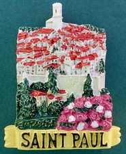 Souvenir Fridge Magnet Saint Paul De Vence Medieval Town Provence France