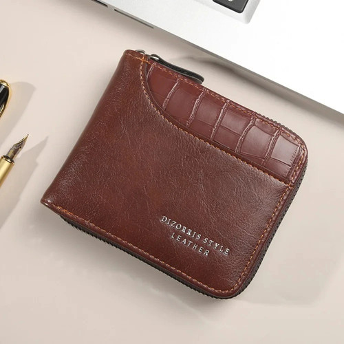 Mens wallet with zipper - wallet,