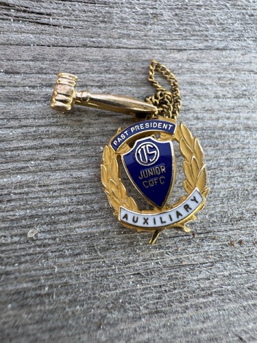 Vintage cofc lapel pin - pin, gold
