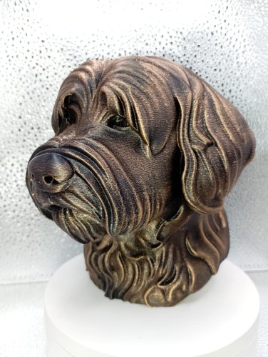 Tibetan terrier bust - tibetan,
