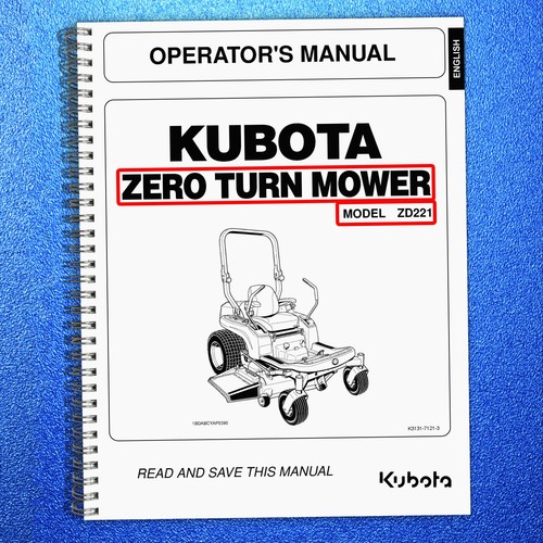 Kubota zd221 zero turn mower - zd221,