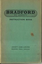 Jowett Bradford CB Instruction
