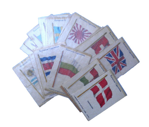 Kensitas silk flags national - silk,