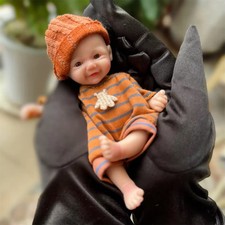 Micro Preemie Full Silicone Doll 6 Inch 15cm Reborn Girl Boy Preemie Baby Mini