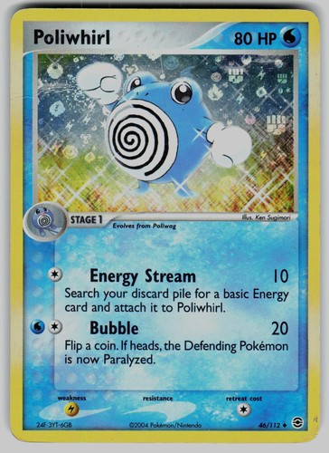Poliwhirl 112 uncommon - 46/112,